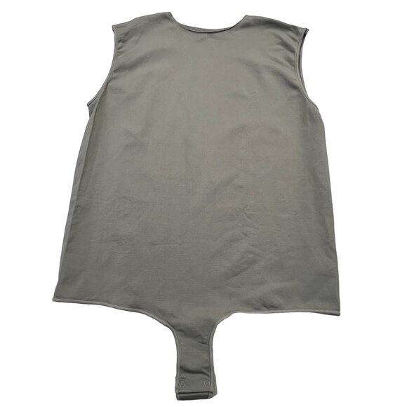 NWT SKIMS Essential Crew Neck Sleeveless Bodysuit Smoke 2X/3X - Picture 3 of 12